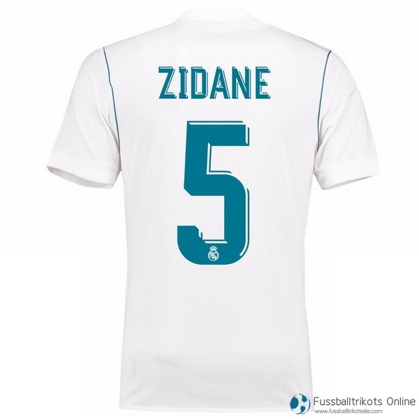 Real Madrid Trikot Heim Zidane 2017-18 Fussballtrikots Günstig